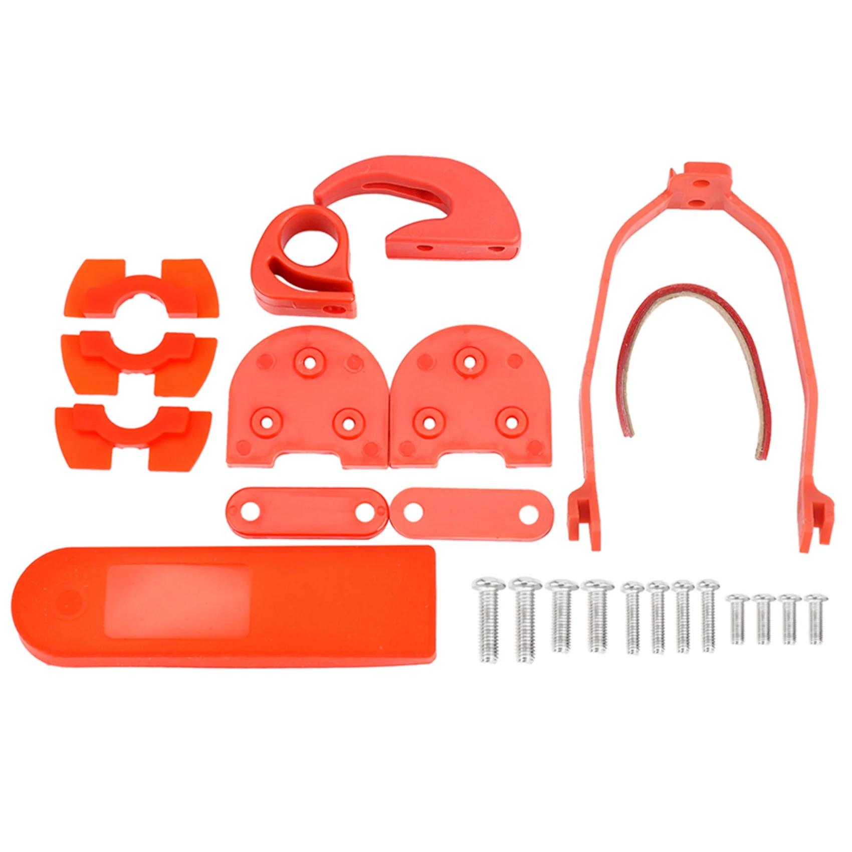 For XiaoMi MIJIA M365 Pro Electric Scooter Accessories Rear Fender Bracket Foot Support Sleeve Tail Pad Accessories Red