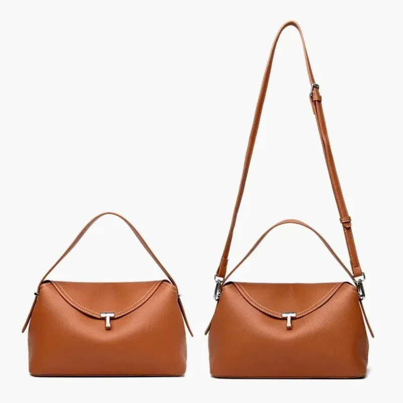 حقيبة كتف نسائية جديدة لعام 2025، حقيبة حمل كبيرة عصرية، حقيبة كروس بسيطة، حقيبة ركاب راقية، حقيبة حمل بلون سادة