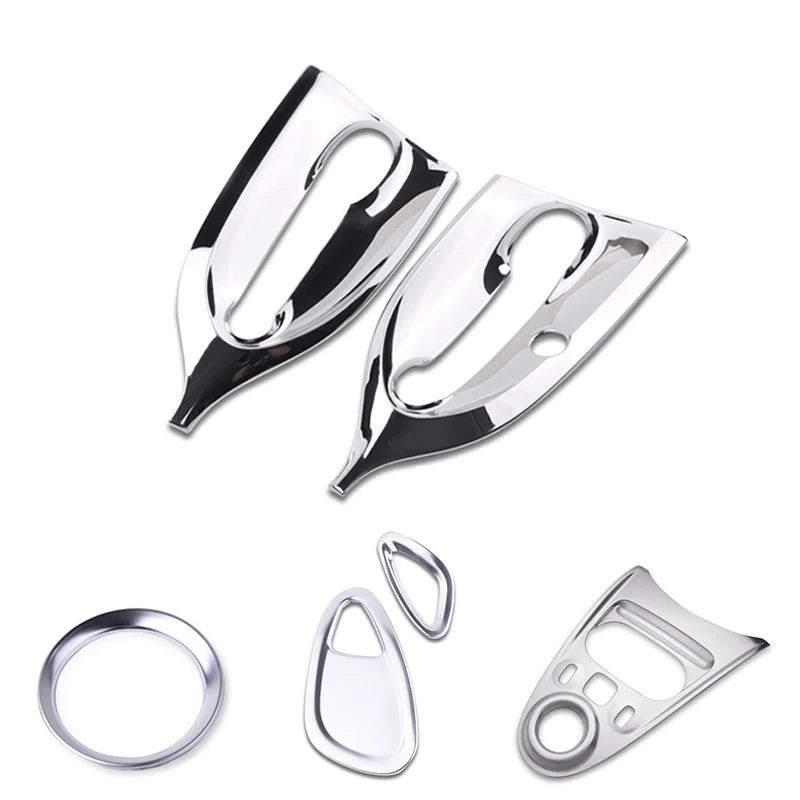 

Car styling silver stainless steel decoration modification Accessories For Mercedes 2015-2020 New Smart 453 Fortwo Forfour