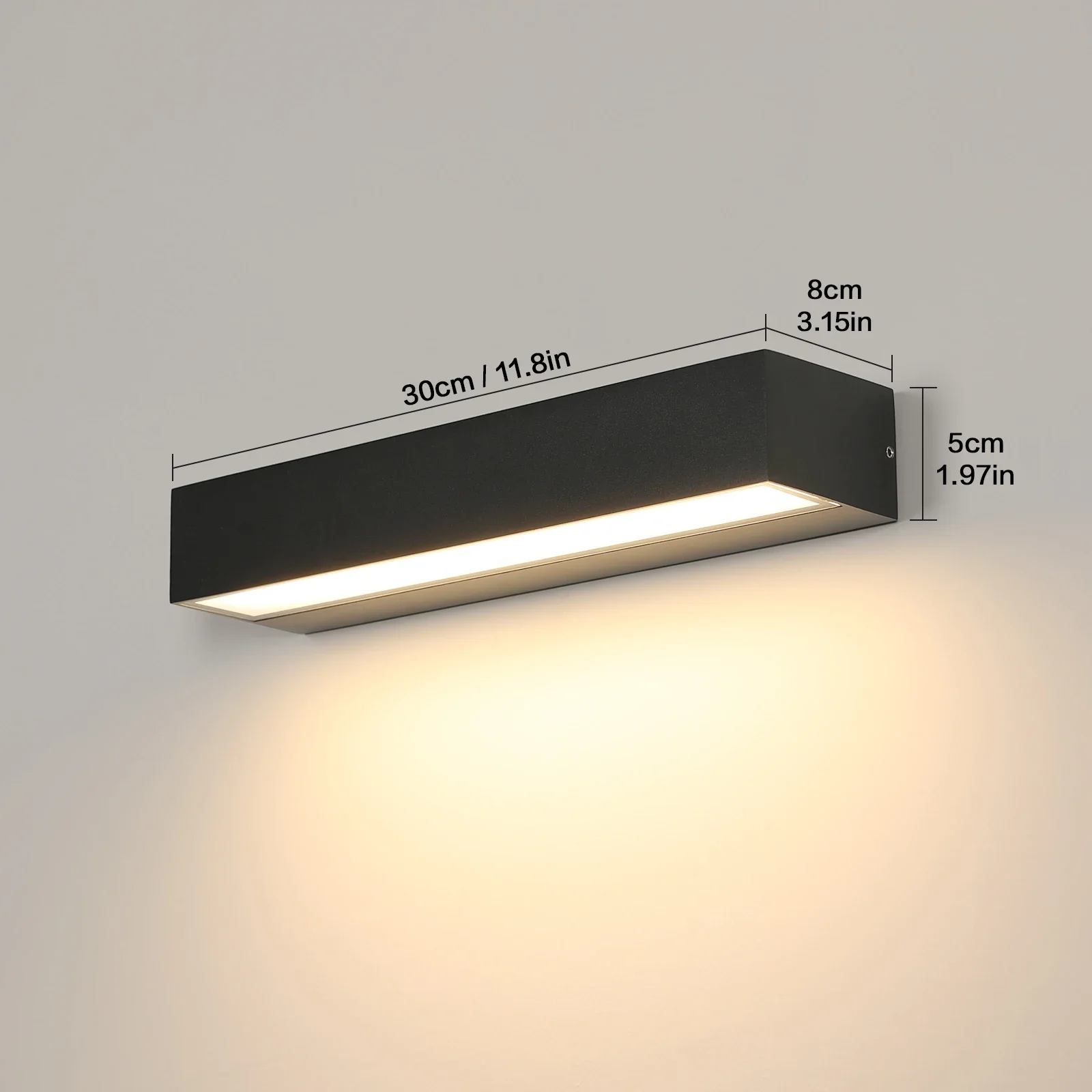 Wall lamp Outdoor Waterproof Door Head led Wall Wash Hanging Long Strip Courtyard Balcony Signboard Terrace Villa Wall LIGHTS image 3