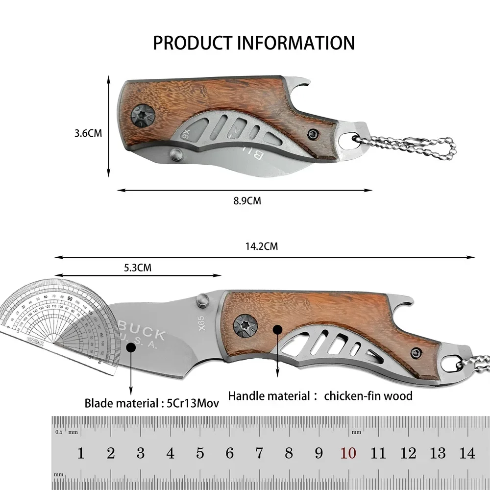 BK 835 سكين سيلكرك صغير قابل للطي سكين جيب 440C شفرة ميكاتا مقابض الإنقاذ فائدة سكينة تكتيكية السلامة EDC Multitool