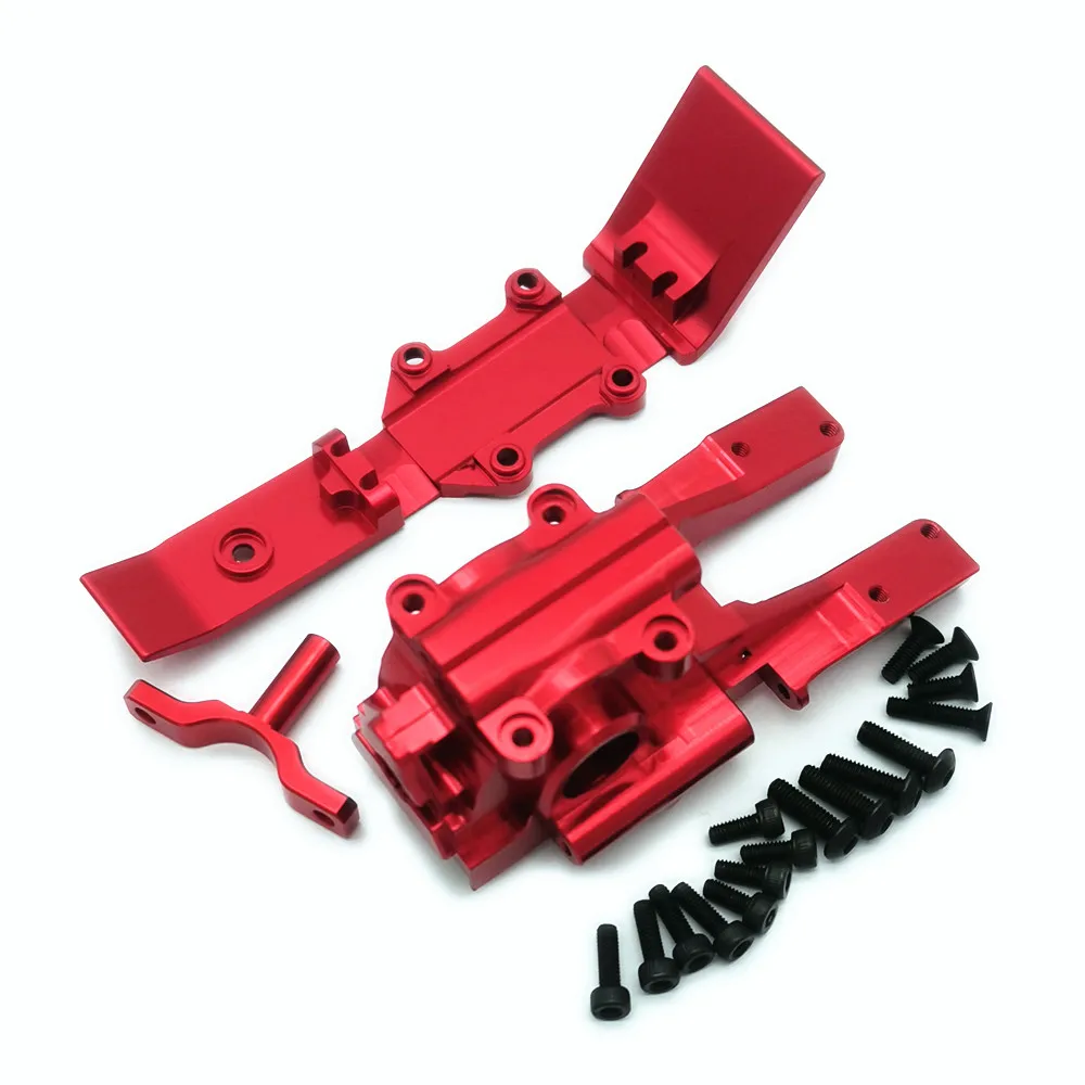 Aluminum Front Bulkhead Gear Box and Skidplate for Traxxas 1/16 Mini E-Revo Slash Summit 7030X 7043 7037