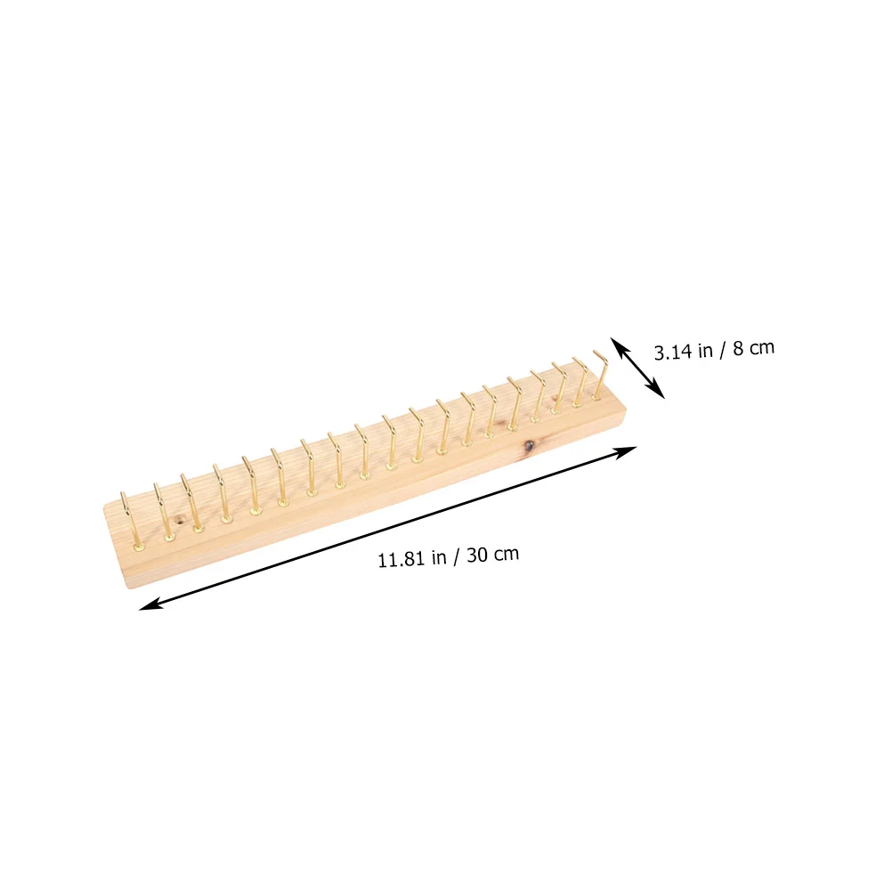

Wooden Jewelry Rack Smooth Hooks for Earrings Necklaces Watches Brooches Hair Necklace Hanging Hook Clips Storage St