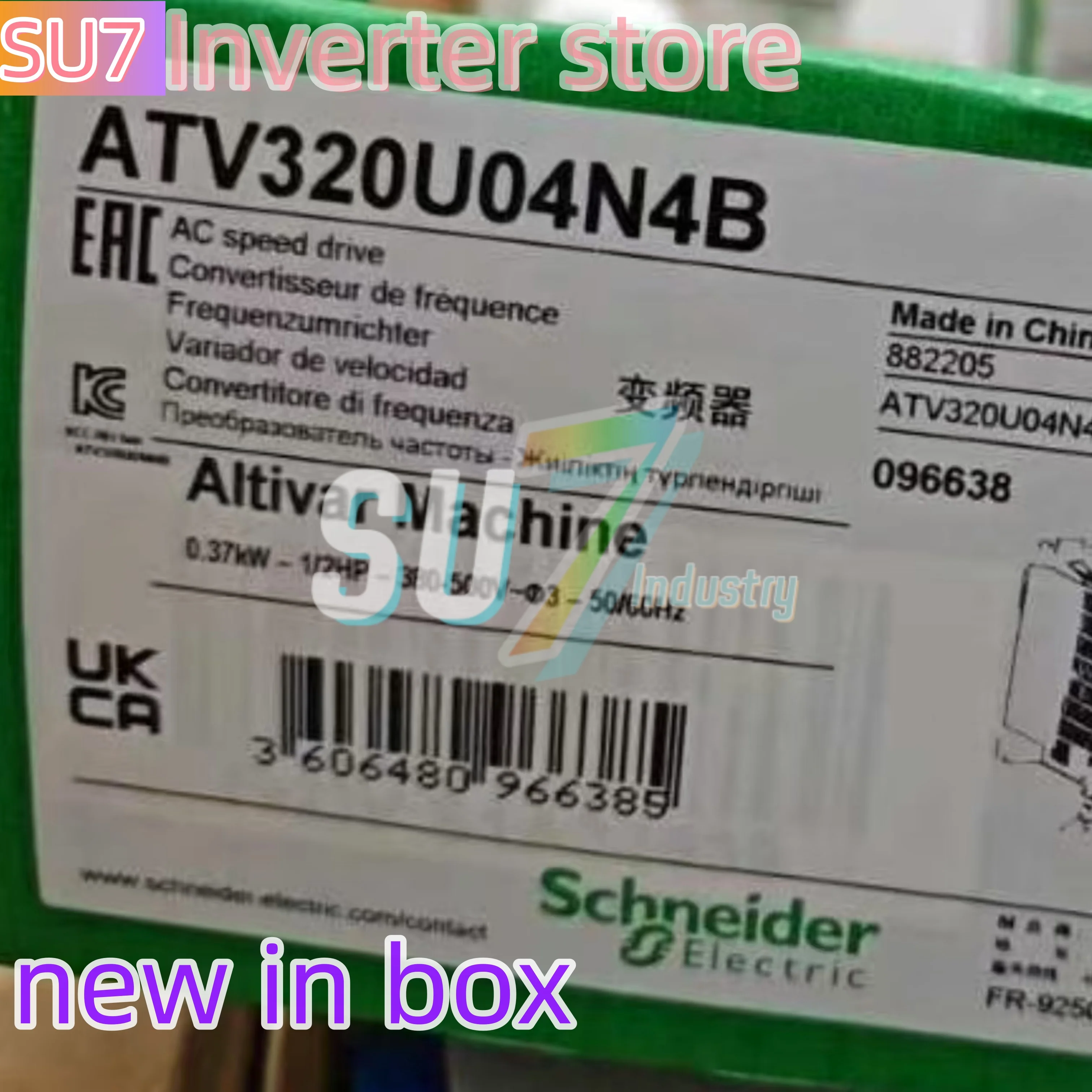 

New Stock ATV320U04N4B ATV320U04N4C VVVF Inverter for Industrial Use Variable Frequency Drive Controller