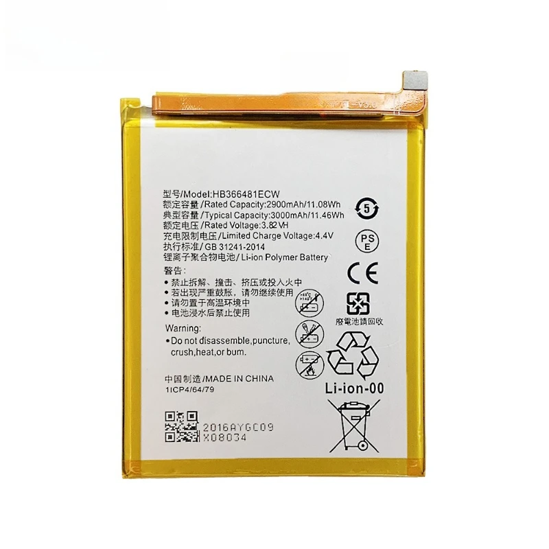 Brand New Phone Battery HB366481ECW For Huawei p9 /p9 lite/ honor 8/ p10 lite/ y6 II/ p8 lite 2017/ p20 lite /honor 5C Ascend P9