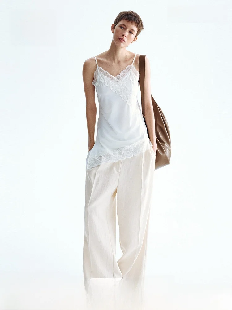 

Spring New Arrival Women's Suit Pants HM2026 33053 High Waist Straight Leg Profional Casual Comfortable Faionable