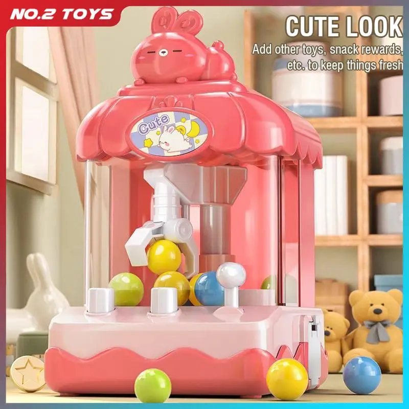 

Children's Claw Machine Toy Catch Ball Candy Doll Mini Claw Arcade Crane Machine Game Fine Motor Skills Training Interactive Toy