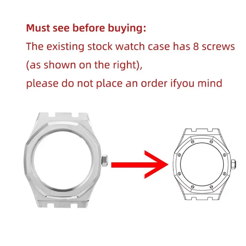 Ga2100 mod kit caixa de liga titânio conjunto 316l aço inoxidável pulseira casioak GA-2110 moldura capa traseira vidro safira