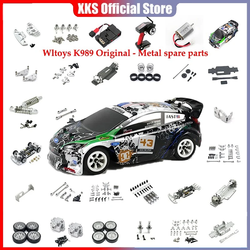 

Wltoys K989 K969 RC Car Spare Parts 1/28 Original Parts Ball Head Screw Bearing Metal Pin Set M2/M1.7/M1.5/M1.4/M1.3 Screw Size