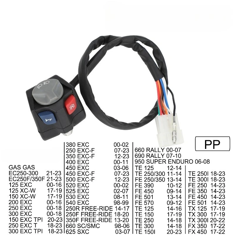 

For KTM GAS/TE/EXC/FE 125-250 Off Road Motorcycle Switch 1pcs