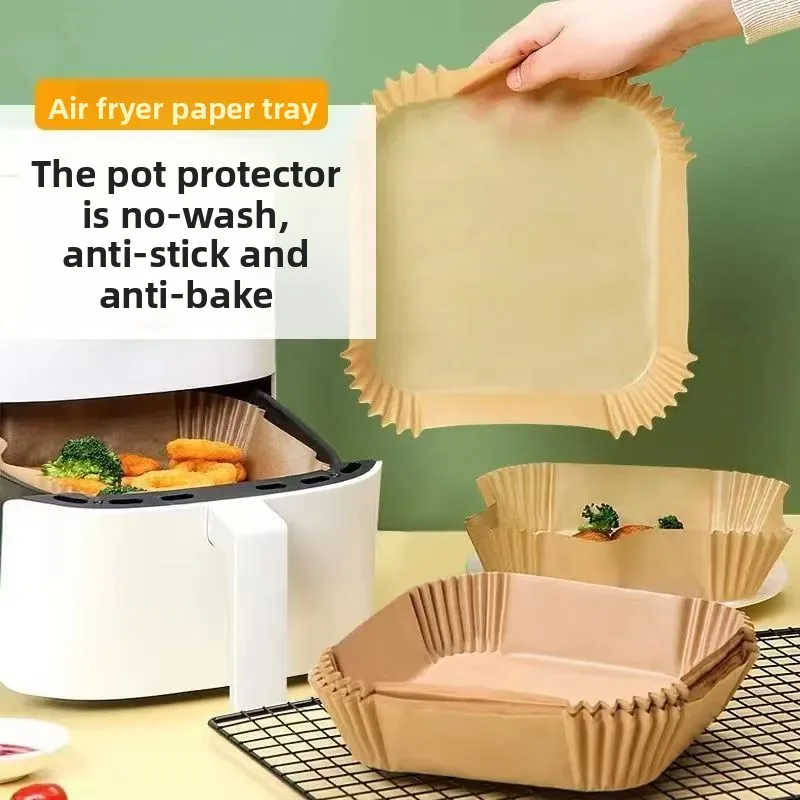 

Аэрофритюрница, бумага, пищевая специальная маслопоглощающая одноразовая кухонная силиконовая масло для выпечки, жиронепроницаемый бумажный лоток