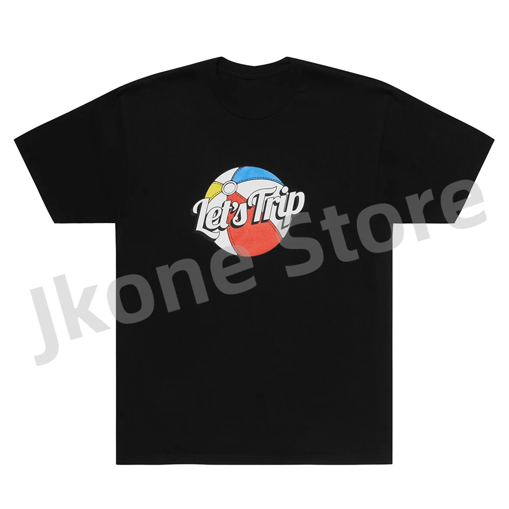 Sturniolo Triplets Beach Ball T-shirts Let's Trip Merch Print Tee Summer Unisex Fashion Funny Casual Short Sleeve