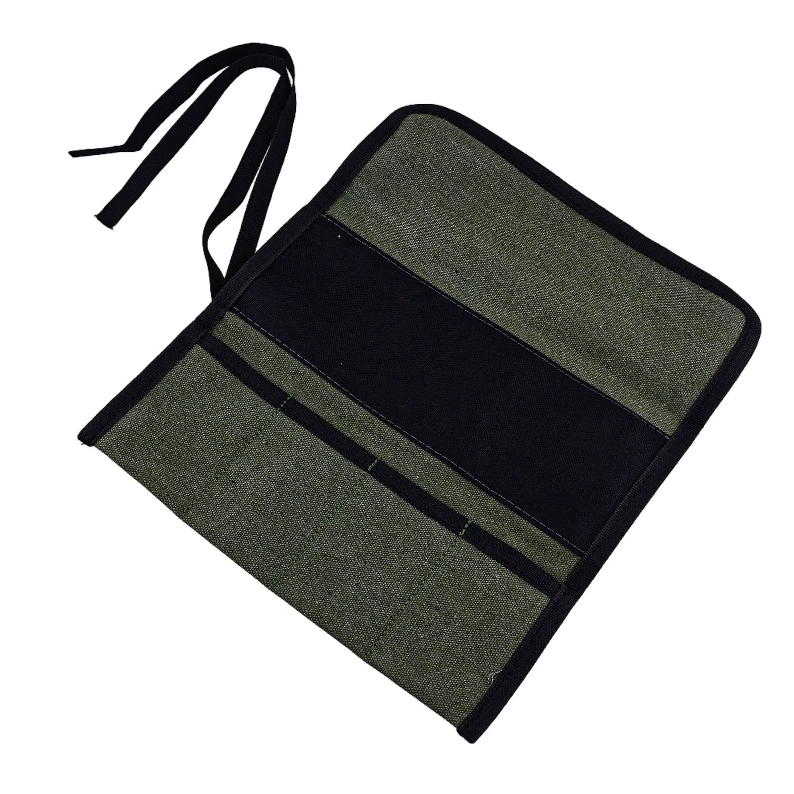 Canvas Tool Organizer Tool Roll Up Pouch Home Workshop High-quality Canvas Multiple Pockets Design Buckle Closure