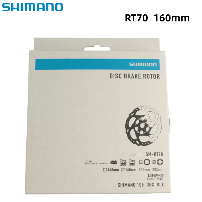 Shimano Rotor SM-RT70 Disc Brake Rotor 140mm 160mm Outer locking ring center lock ice technologies  Boxed Japanese