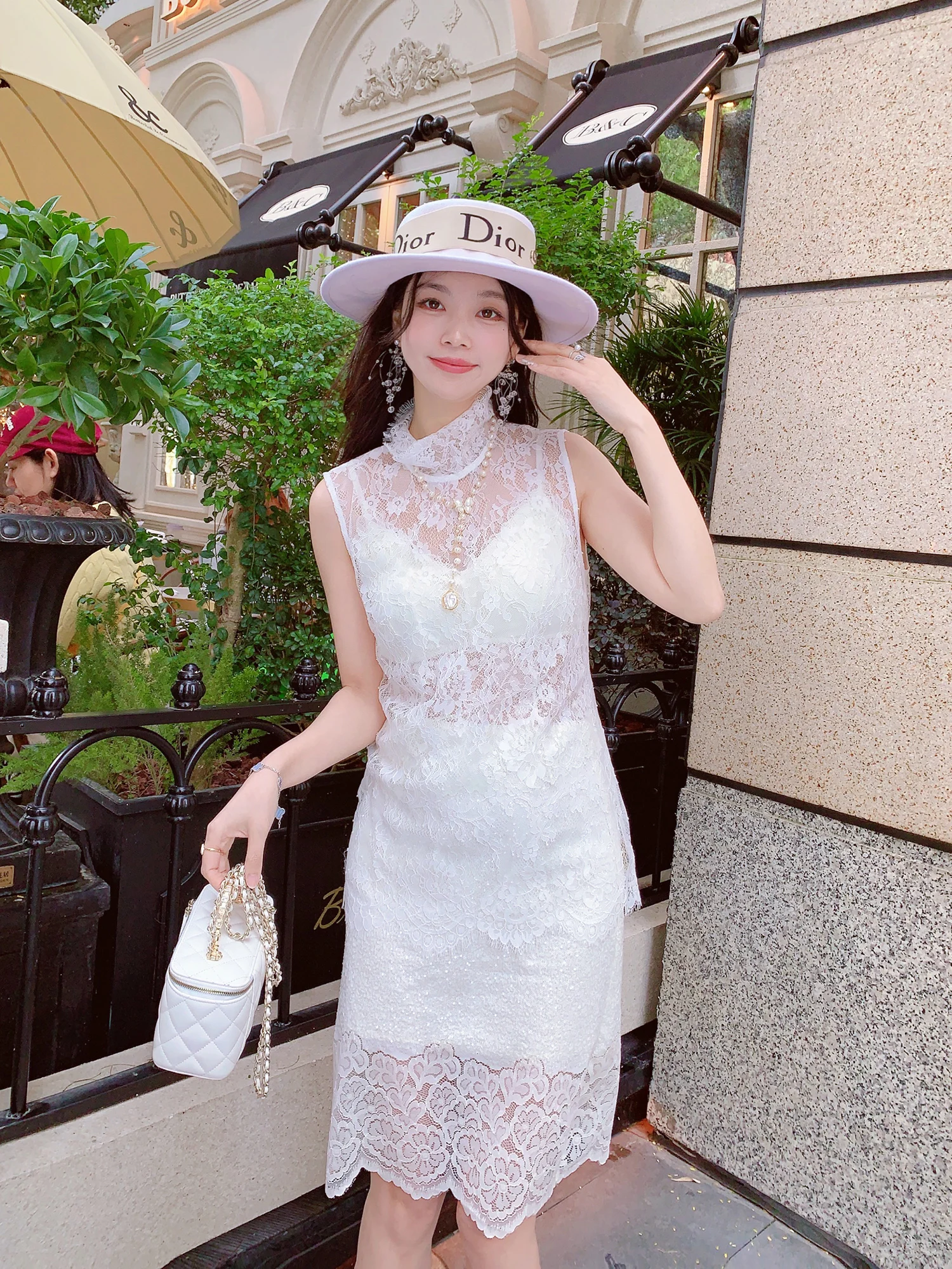 

MissLuxury Spring Summer Lace Thin Base irt Women Design Sensual Inner Wear Tank Top Sexy Cotton 95% Polyurethane Elastic F...