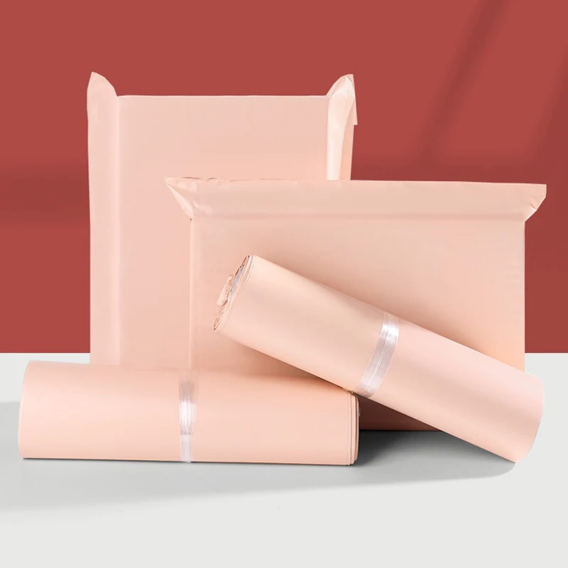 

10Pcs Mini Courier Bags Soft Pink Plastic Shipping Bag Small Business Supplies Self Seal Adhesive Express Envelope Package Pouch