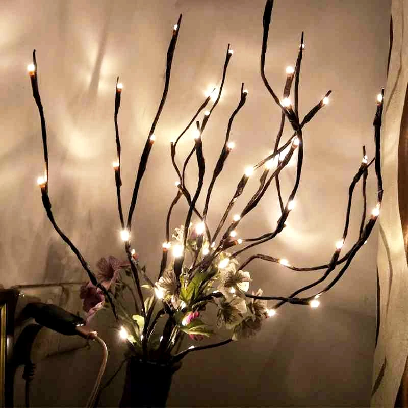 New Year 2020 Tree Light LED Garland Decoration Romantic Valentine's Day Propose Marriage Party 2020 Ornaments Garland Home Deco