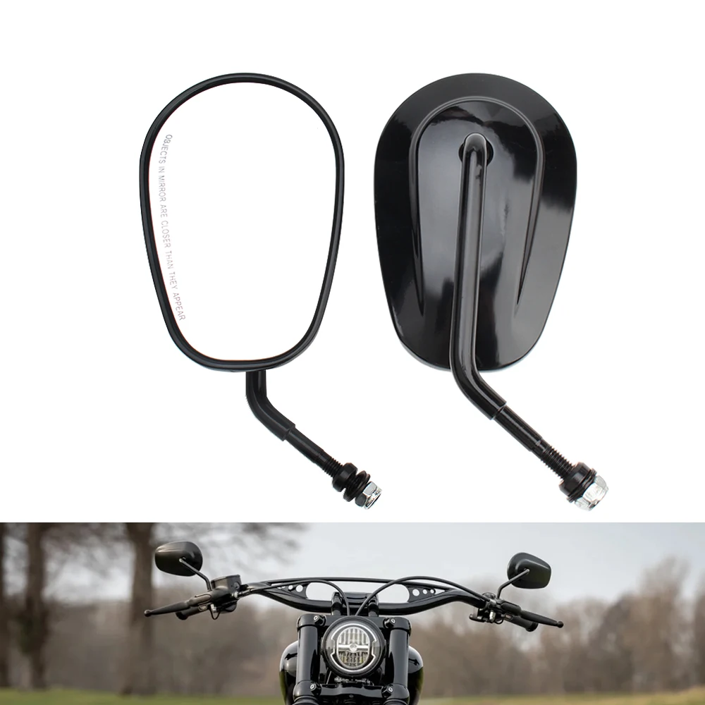 

Side RearView Mirror for Jeep Wrangler Door Off Mirrors for JK JKU JL 1987-2019 for XL 883 1200 Black