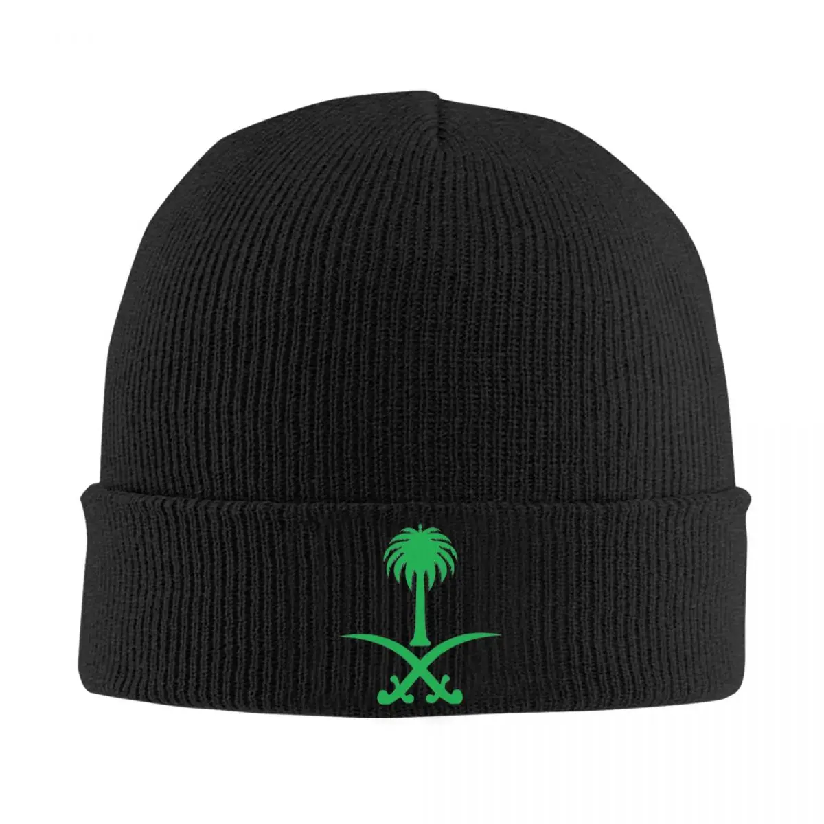 Kingdom Of Saudi Arabia Bonnet Hats Knitted Hat Men Women Vintage Warm Soft Beanie Hats Autumn Winter Outdoor Custom Cap