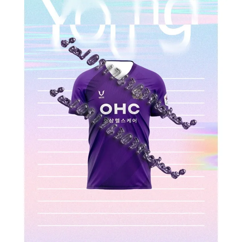 

2025 Hot Selling Korean Football Jersey FC Anyang Home Jersey Adult and Children's Fashionable Quick Drying Breathable Sportswea