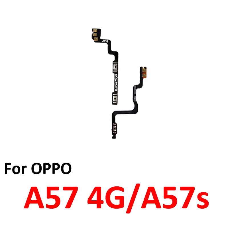 For Oppo A57 4G CPH2387 Phone New Volume Button Up Down External Key Internal Flex Cable Repair Parts For Oppo A57s CPH2385 image 4