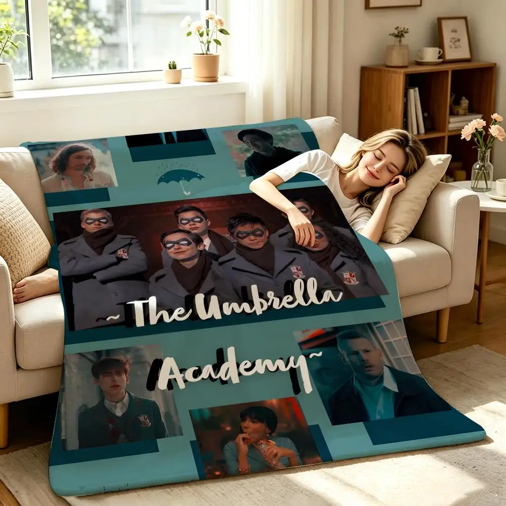 

Umbrella Academy Throw Soft Warm Flannel Throw Blanket, Multi-use for Sofa Bed Office Nap
