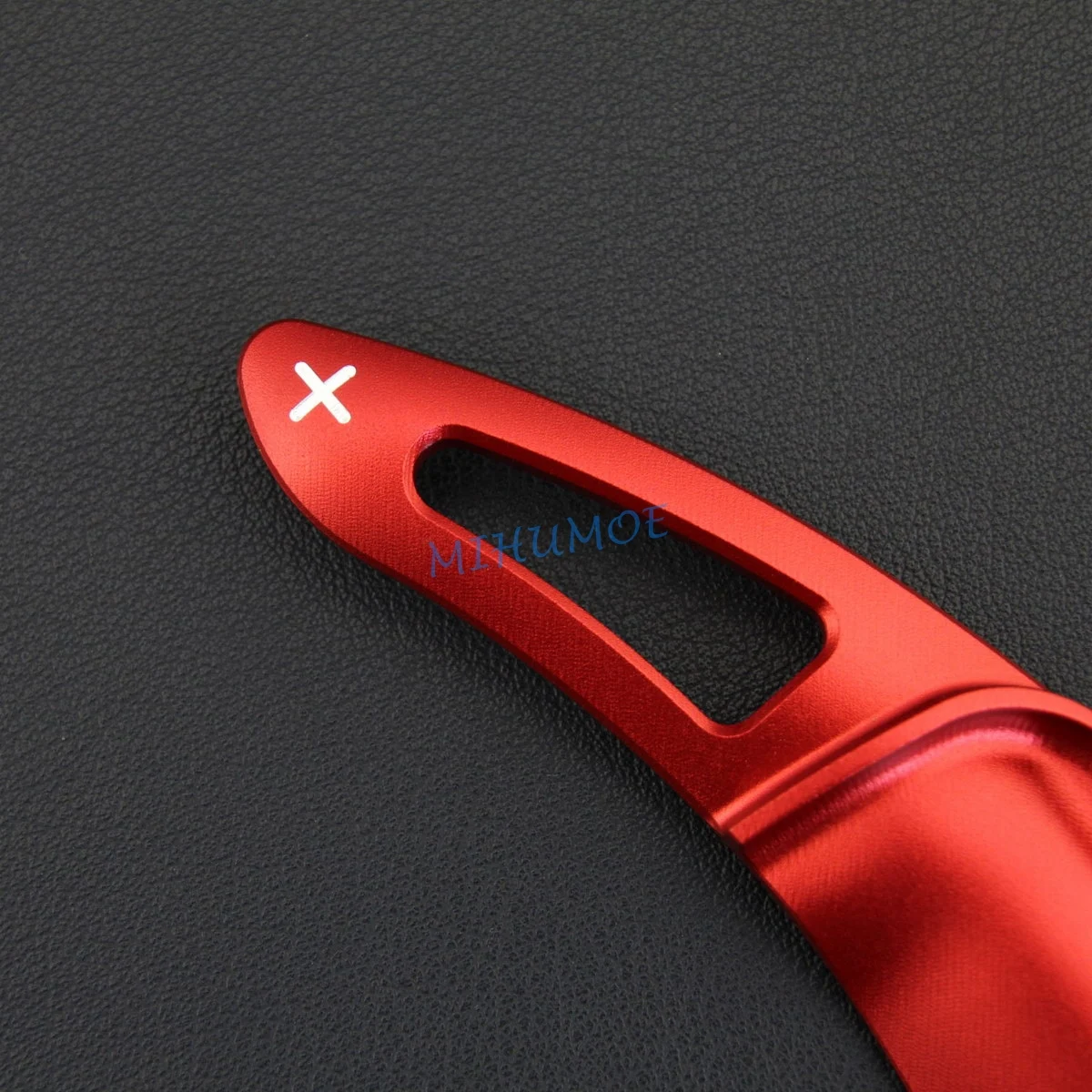 Aluminum Interior Steering Wheel Paddle Shifter Gear Shift Extension For Toyota Camry Avalon Corolla Red 2019 2020 2021 2022