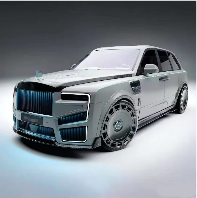 2025 Royce Culli nan MSY style carbon fiber kit, front lip back lip side skirt carbon fiber kit, suitable for Cullinan