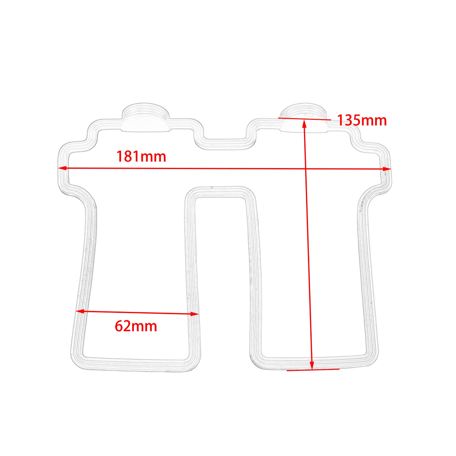 Motorcycle Engine Cylinder Head Cover Gasket Seal Accessories For Yamaha TTR250 1993-2011 4GY-11193-00 TTR250 93-11