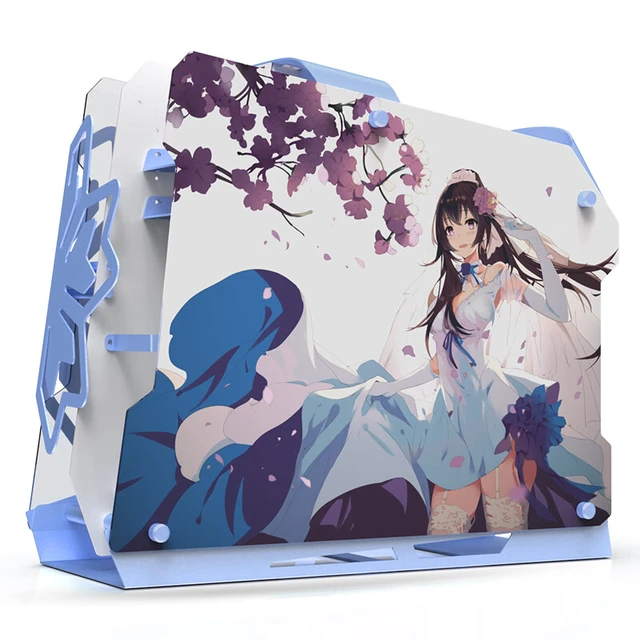 ZEAGINAL ZC-09 Sakura Hitomi Hanayome Limited Edition MATX All-Aluminum  Tempered Glass Side Transparent DIY