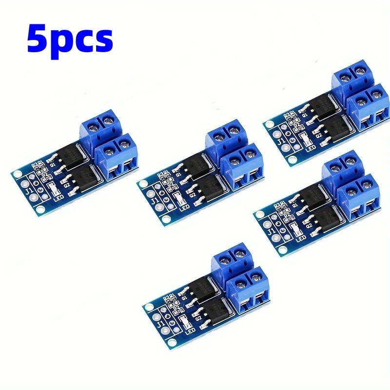 5PCS Dual Mosfet High-Power Motor Controller DC 5V-36V 15A(Max 30A) 400W Dual High-Power MOSFET Trigger Switch Drive Module