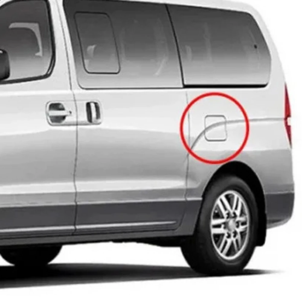 

Car Gas Fuel Tank Cover Trim For Hyundai Grand Starex H-1 i800 2018 2019 2020 Carbon Fiber Oil Filler Cap Frame Accessories