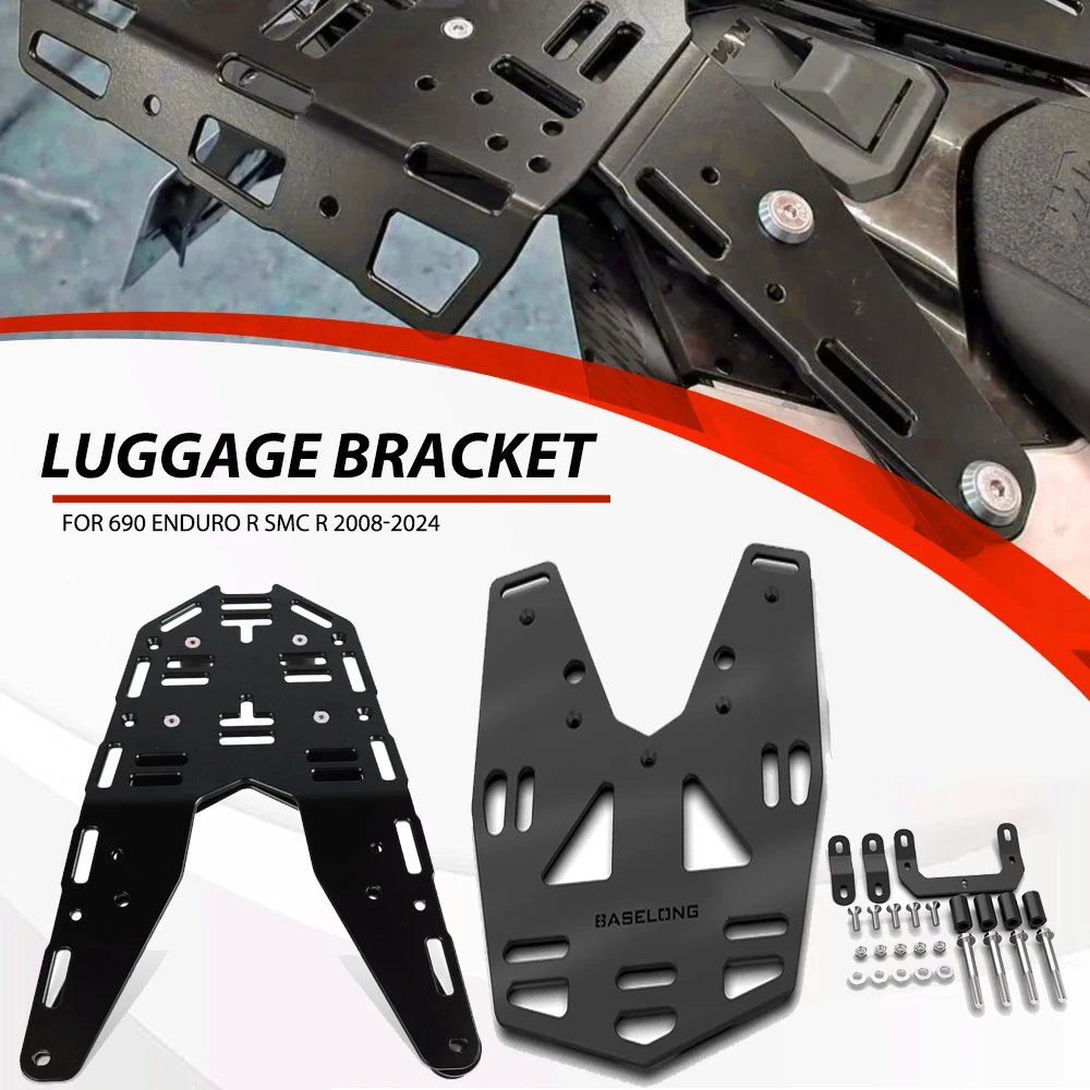 

690 Enduro R SMC R 2019-2024 Rear Luggage Rack Cargo Rack For 690 SMC R 2008 2009 2010 2011 2012 2013 2014 2015 2016 2017 2018