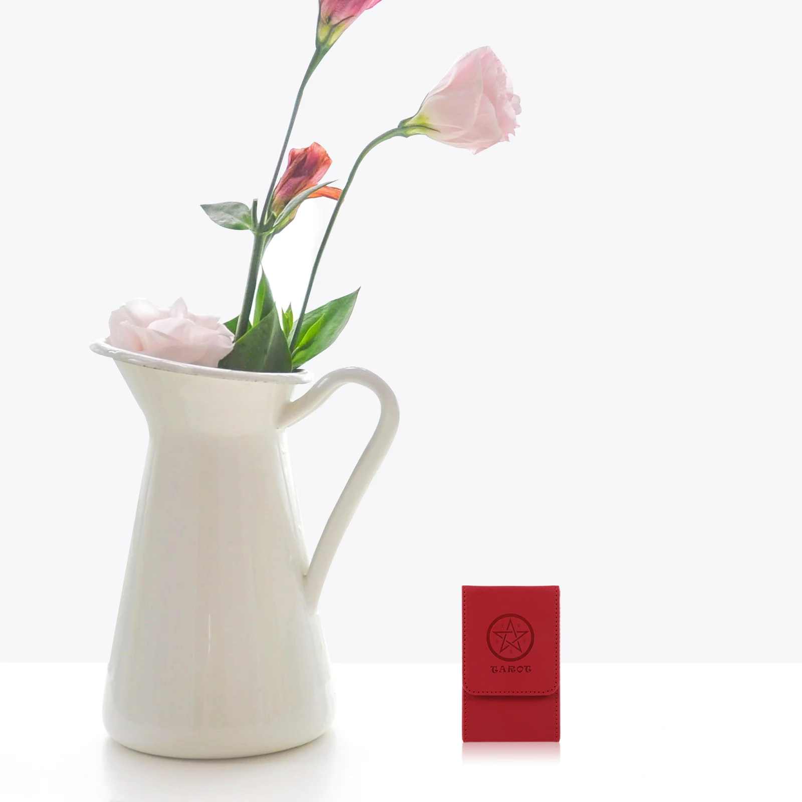 Boîte de rangement de cartes de Tarot, support Portable en Pu résistant aux rayures pour cartes de Poker, maquillage, cartes postales, organisateur de changement