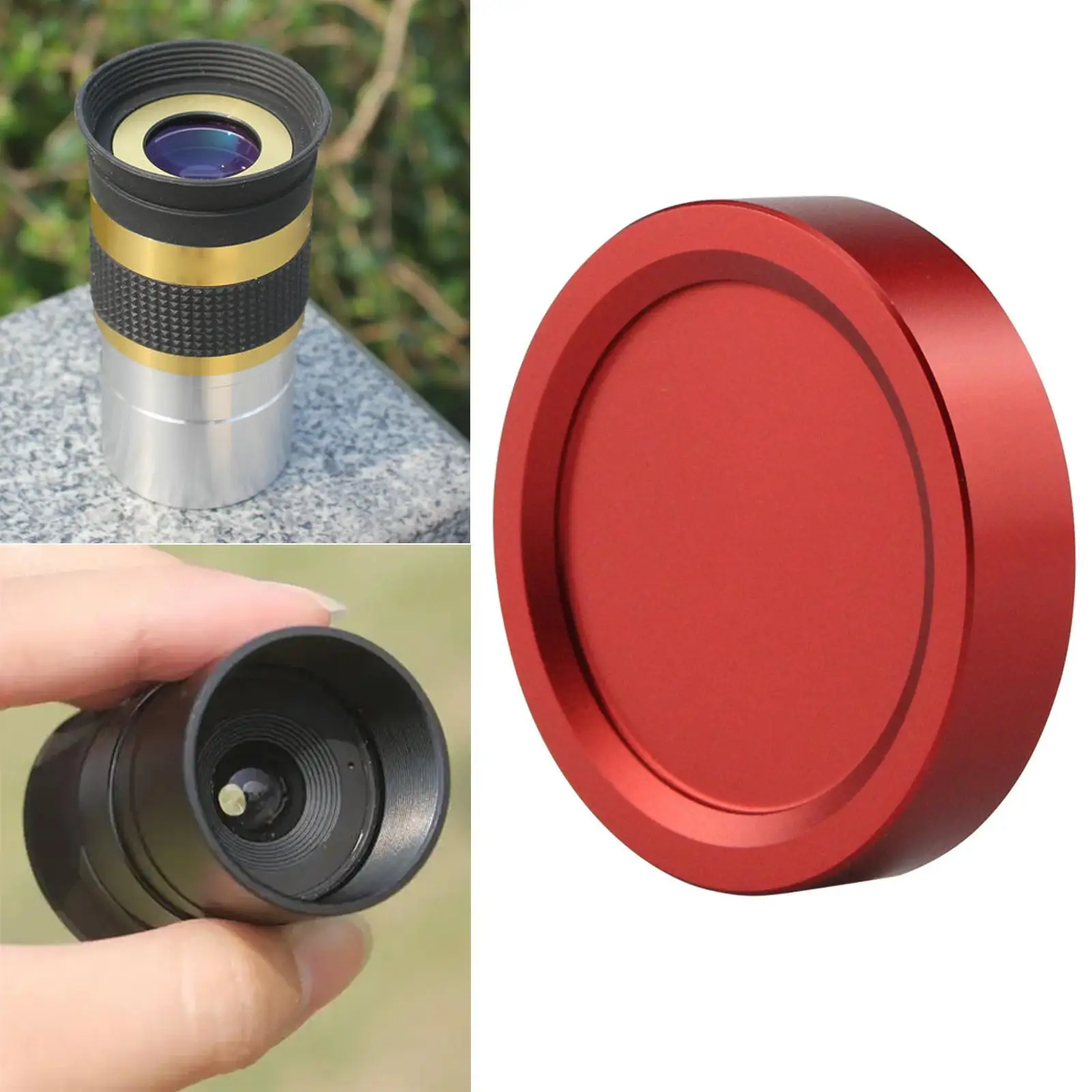 M42x0.75 Aluminum Telescope Eyepiece Dust Lens Cap Female Threads Cover for Astronomical Telescope Protection
