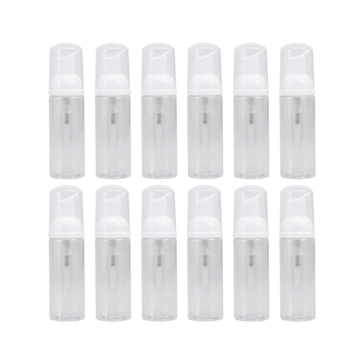 

12pcs Facial Cleansing Bottle Reusable Empty Bottles Lotion Dispenser Containers Refillable Pump Travel Safe Flexible
