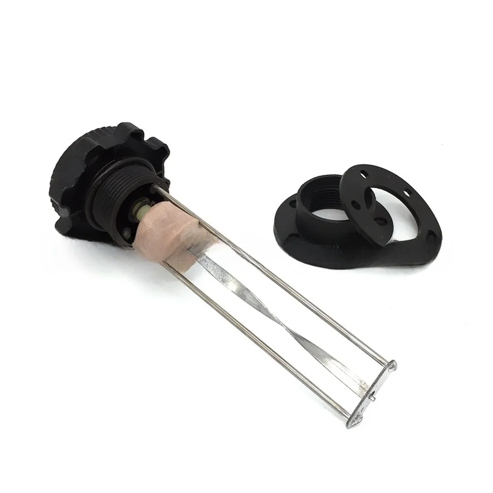 Generator Oil Level Gauge with 39mm Thread and Resin 150mm 200mm 300mm Plastic Flange for Fuel Tank Monitoring