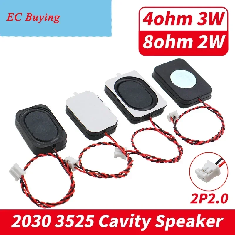 

1Pcs 4 Ohm 3W 8 Ohm 2W Speaker 2535 3525 2030 Cavity 2 3 Watt 2.0 BOX Bluetooth-compatible Audio Speaker for Notebook Computer