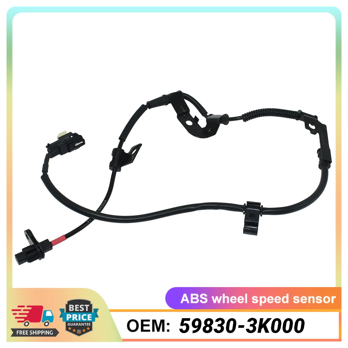 59830-3K000 598303K000 ABS Wheel Speed Sensor For Hyundai Azera Grandeur 2006-2011, Sonata IV 2001-2004 Car Accessories