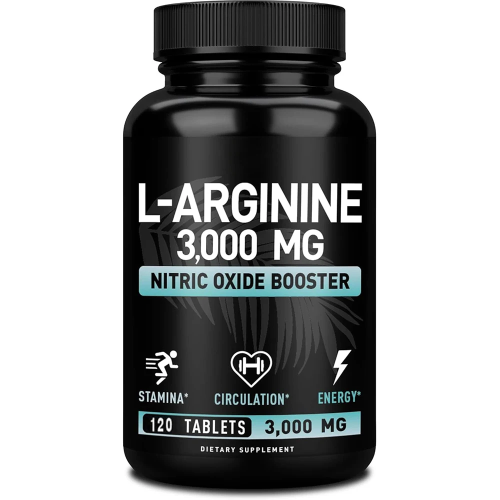كبسولات L Arginine 3000mg مكمل أكسيد النيتريك L-Arginine لدعم نمو العضلات والطاقة - معزز أكسيد النيتريك #6