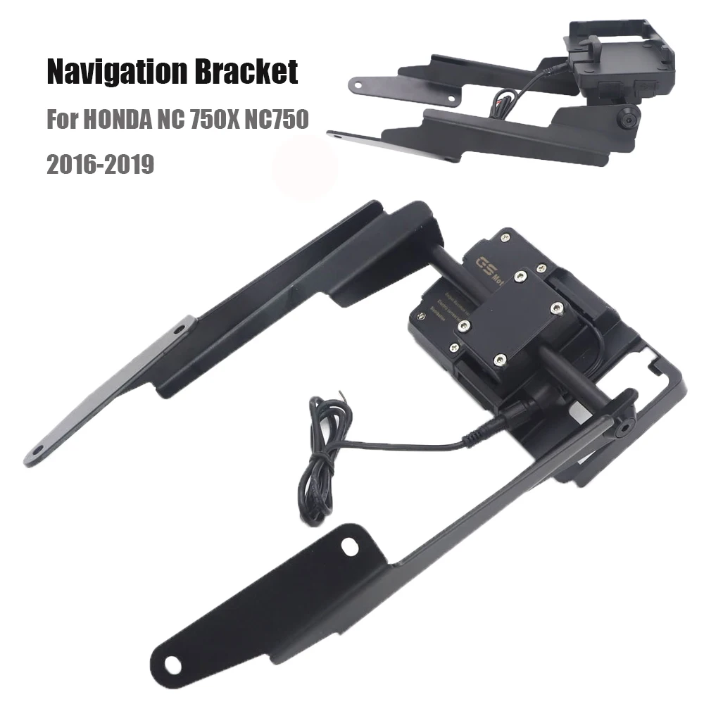 

For HONDA NC 750X NC750 2016-2019 Stand Holder Smartphone Mobile Phone GPS Plate Bracket