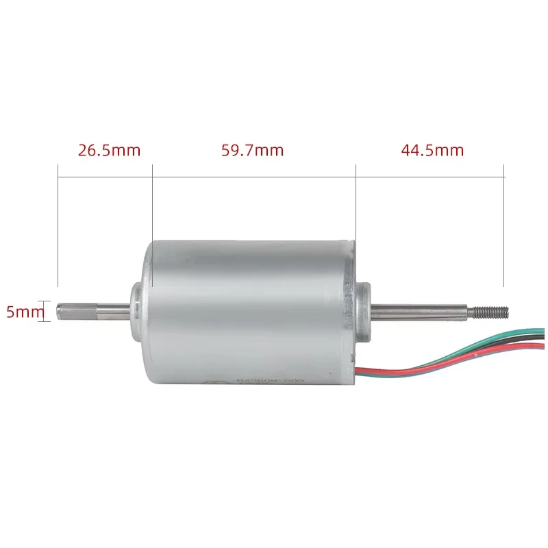 B4260M 775 DC Brushless Motor 18V Double Shaft Biaxial Spindle with Ball Bearing Built-in Drive Board PWM Speed Regulatio