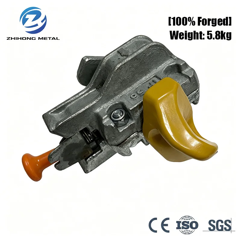 Zhihong Hot Sale 500KN Semiautomatic Twistlock Premium Forged Steel Hot-Dip Galvanized Shipping Container Securing Hardware