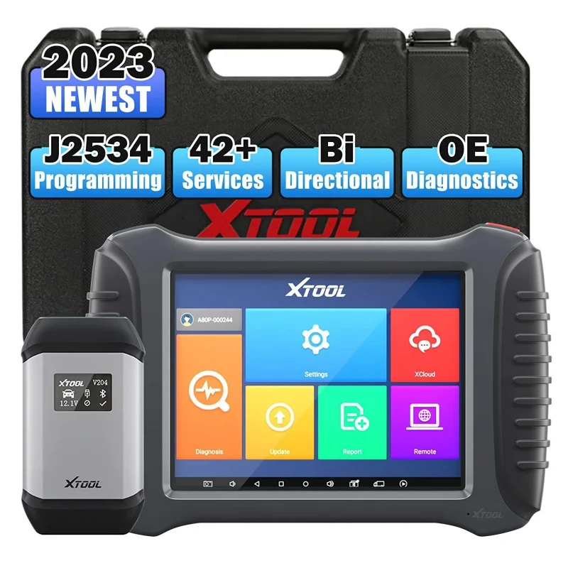 

XTOOL A80PRO Master OBD2 Car Diagnostic Scanner VCI J2534 Programmer ECU Coding PK 908P All Software Free Update Online