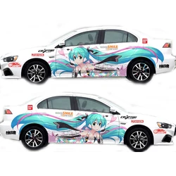 HD Waterproof Japan Itasha Vinyl Film Anime Game Cartoon Car Sticker Door Side Decals Ralliart Rally Stickers On Car