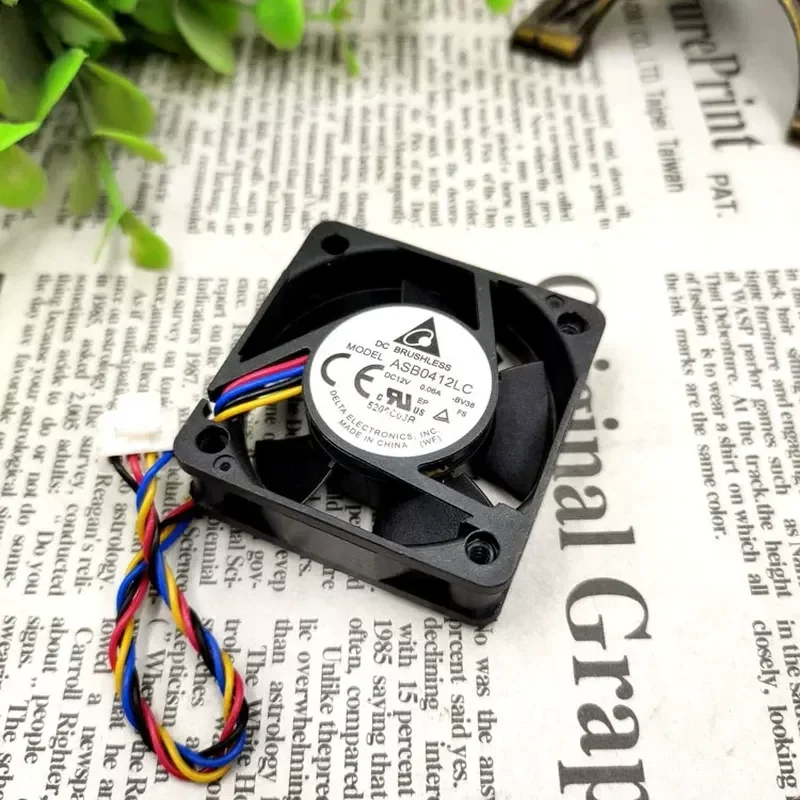 for Delta ASB0412LC 4cm 12V 0.06A 4-Wire Temperature Control Silent Cooling Fan 4015