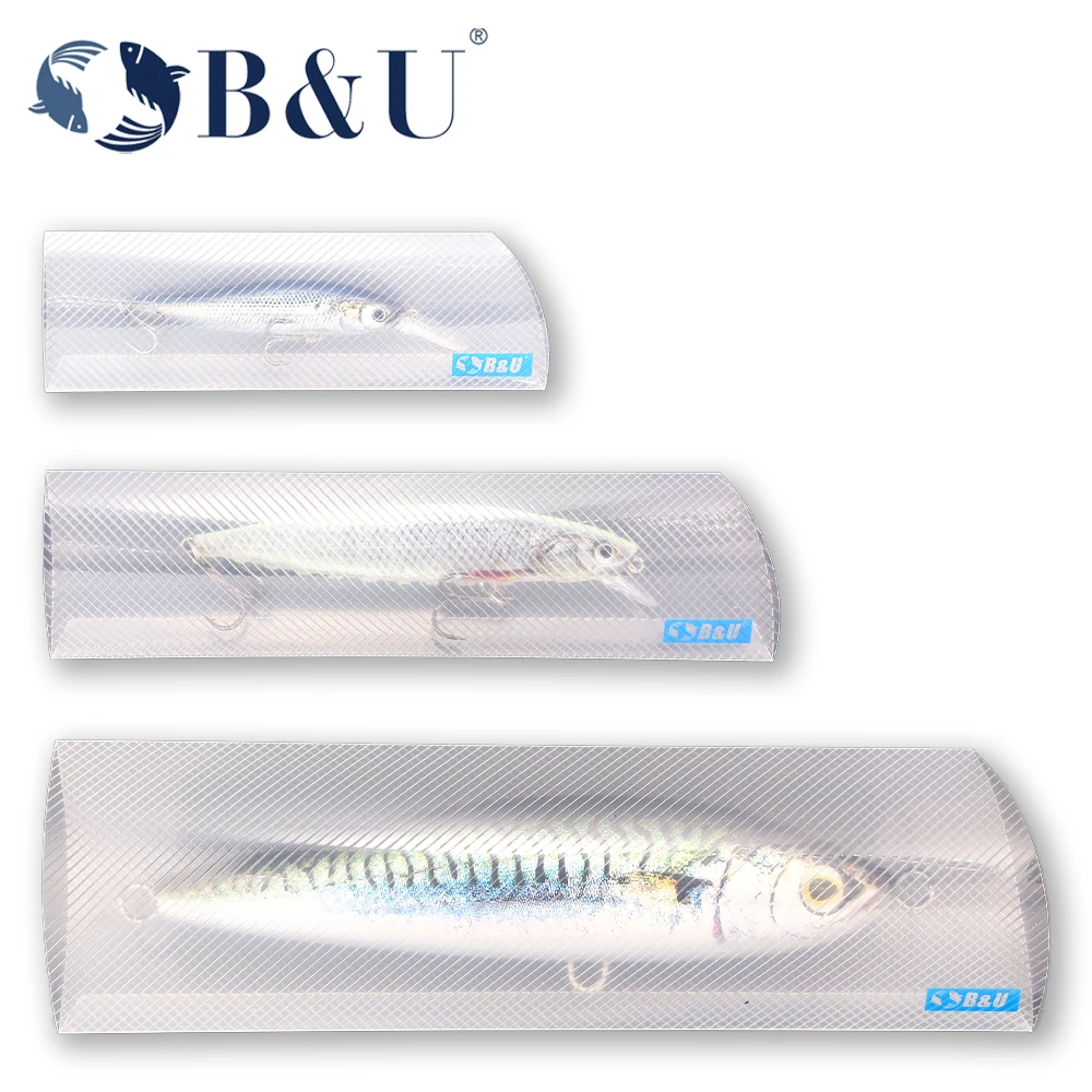 B & U porte-leurre pour appâts durs/doux-sacs de rangement pour leurres de pêche, paquet Multiple pour matériel de pêche en eau douce et salée