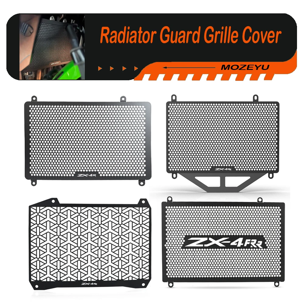 

ZX-4RR ZX-4R Radiator Guard Protector Grille Cover For KAWASAKI Ninja ZX4RR ZX4R 2023 2024 2025 2026 ZX 4R ZX 4RR Accessories