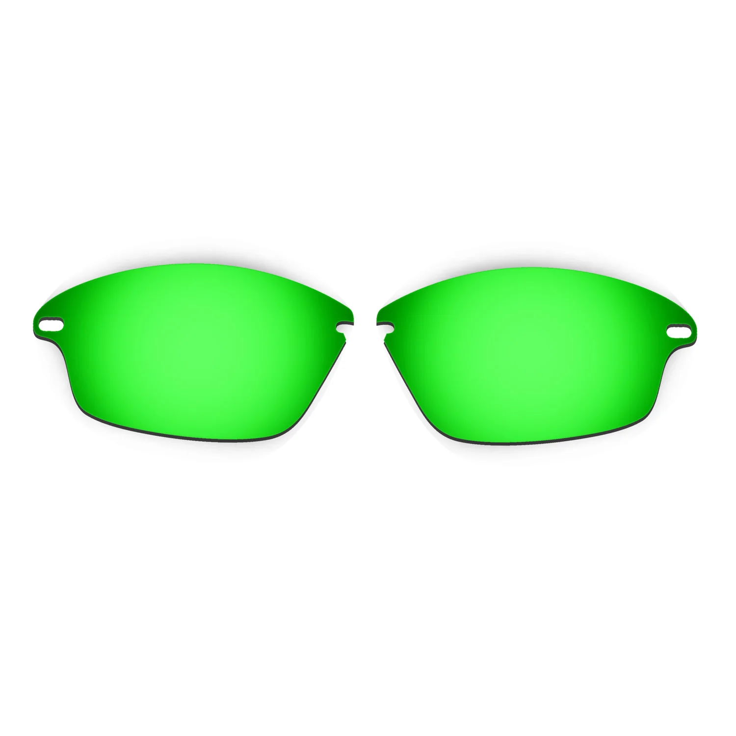 عدسات بديلة للرجال من Hkuco لنظارات Oakley Fast Jacket الشمسية المستقطبة باللون الأخضر الزمردي #1