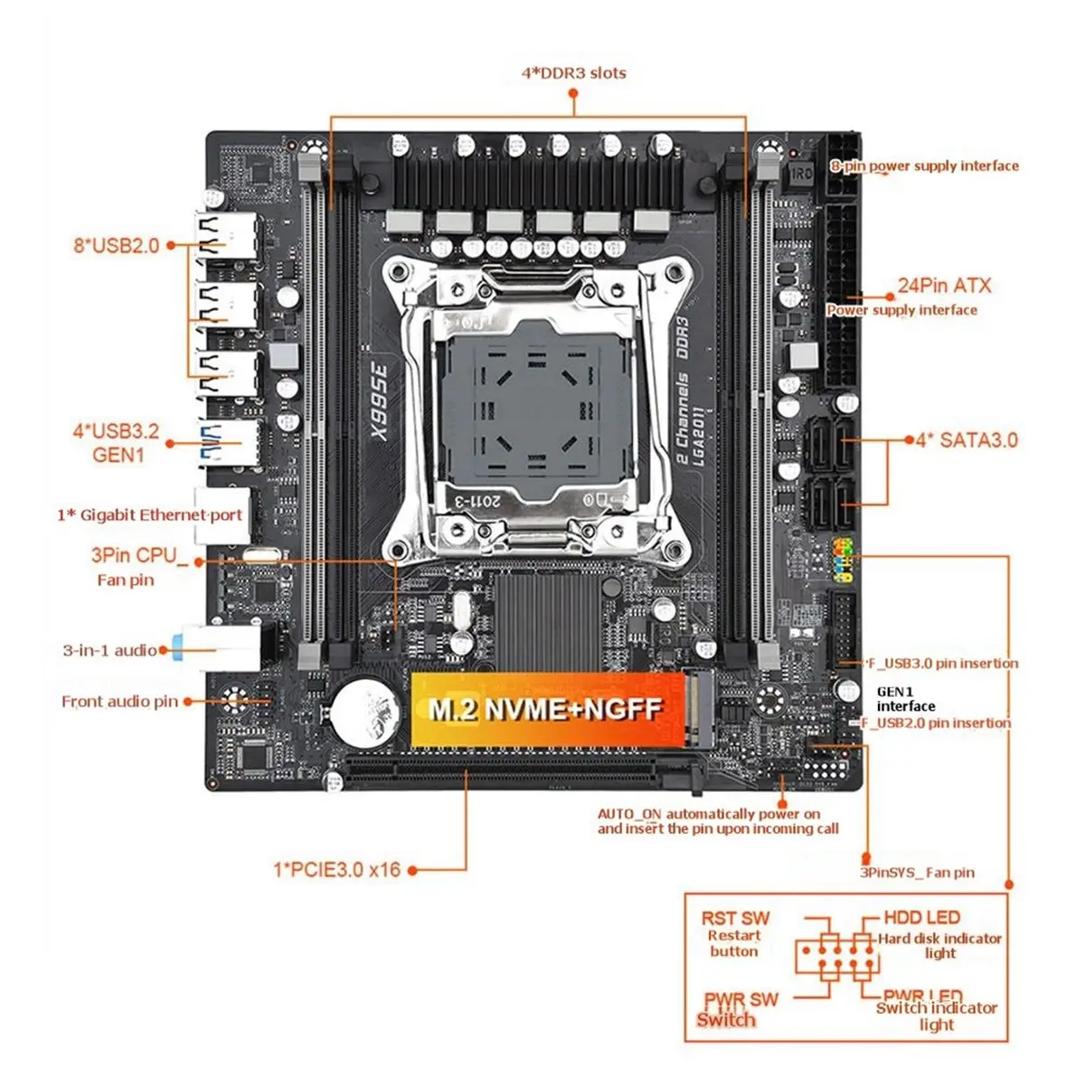 x99-motherboard-desktop-computer-motherboard-2011-pin-ddr3-memory-e5-xeon-2666-v3-2678v3